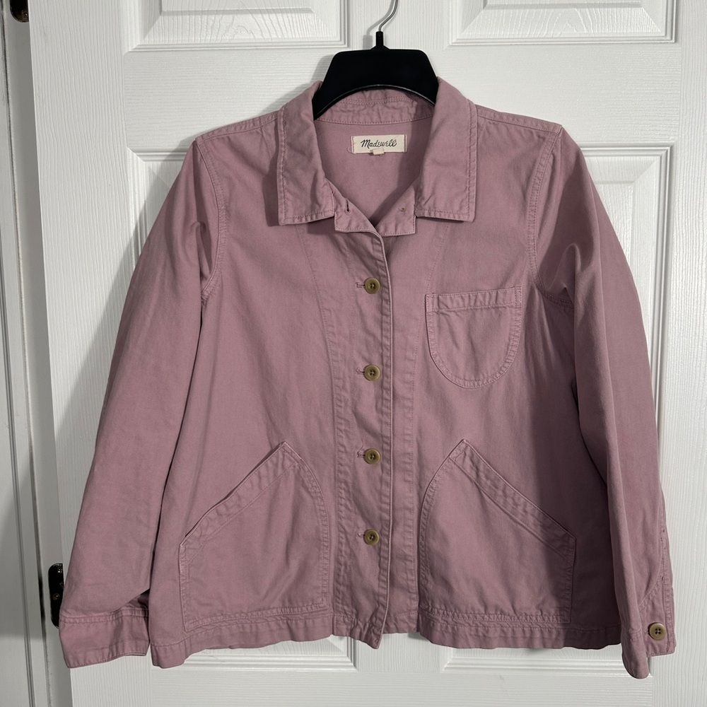 Madewell Dusty Rose Jean Jacket